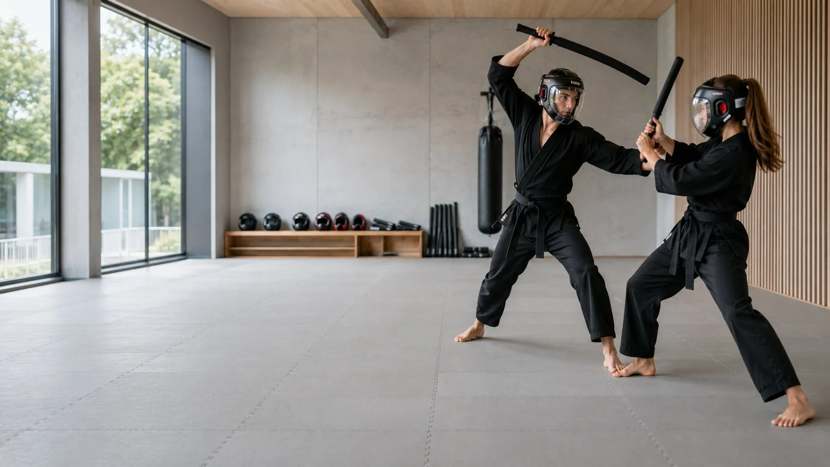 Sport-Chanbara in der Kampfsportschule Neufahrn